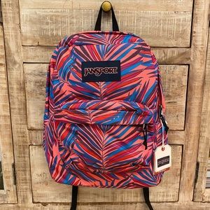 jansport palm leaves backpack